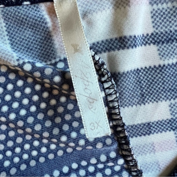 42 POPS Plus Size Plaid Maxi Dress - V-Neck, Pockets, Side Slits - Size 3X EUC - Picture 6 of 12